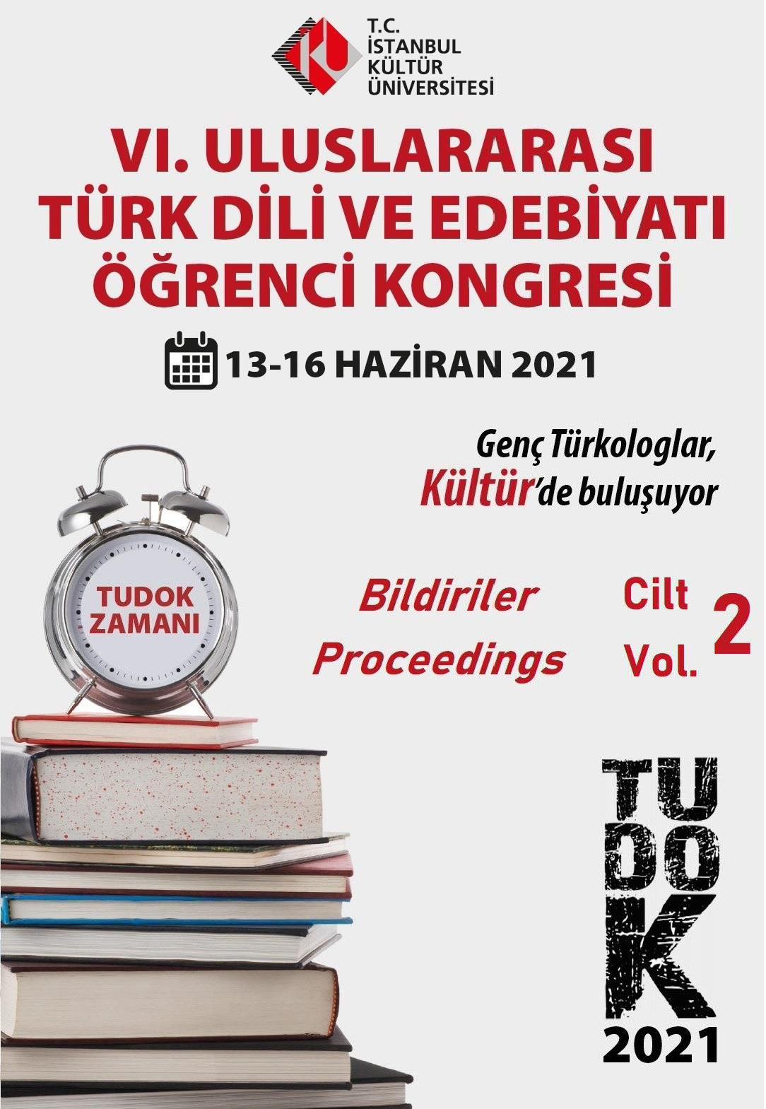 VI. Uluslararası Türk Dili ve Edebiyatı Öğrenci Kongresi Kitabı Yayınlandı